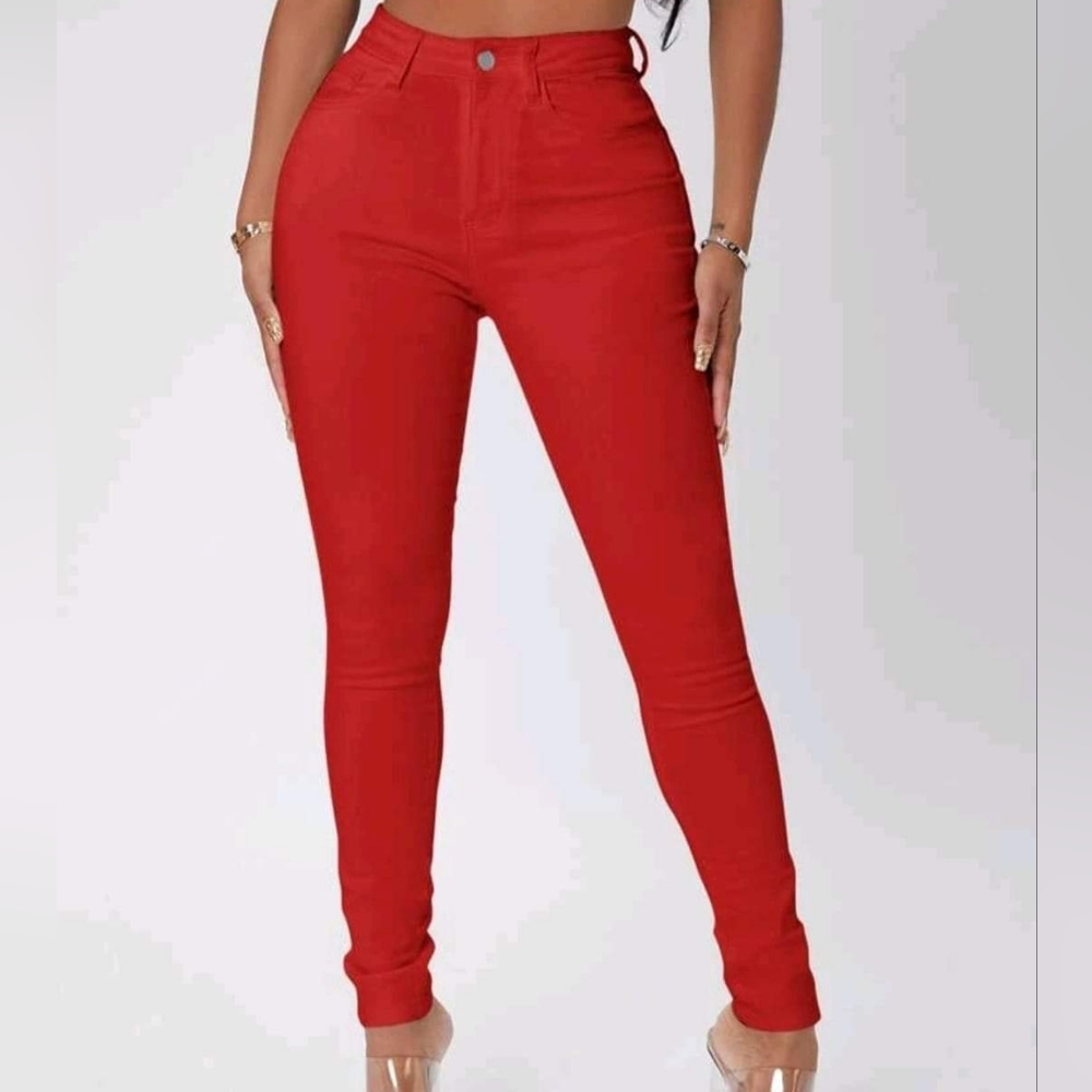 Red Skinny Jeans